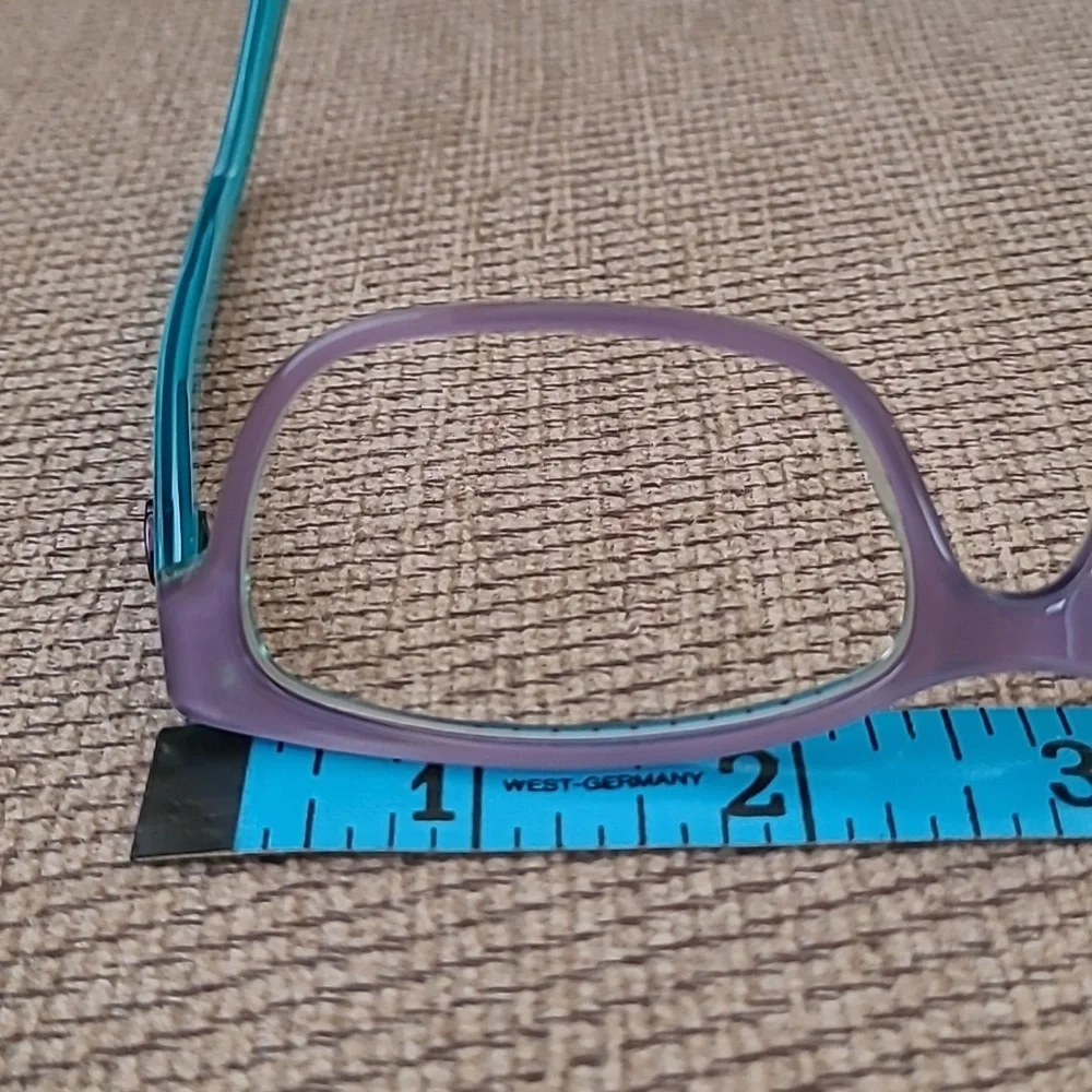 GUCCI TRANSLUCENT TEAL LAVENDER EYEGLASS FRAME